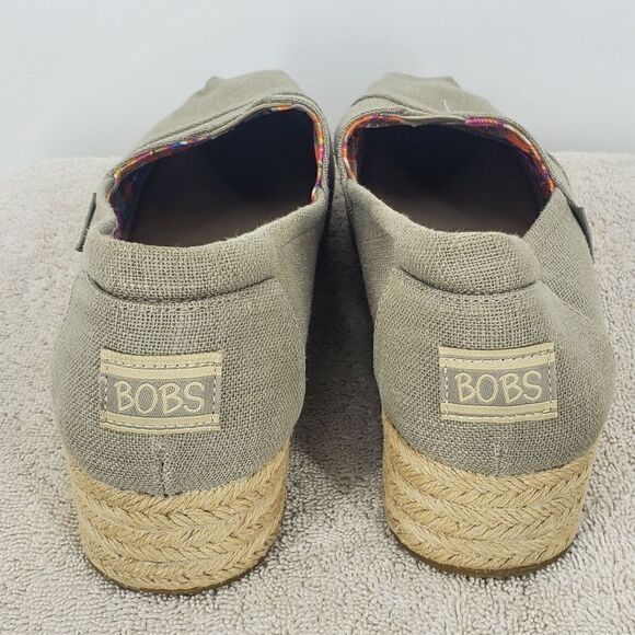 Bobs Skechers Chill Luxe Traveler In Dark Taupe With Memory Foam Size 8B - Picture 3 of 7